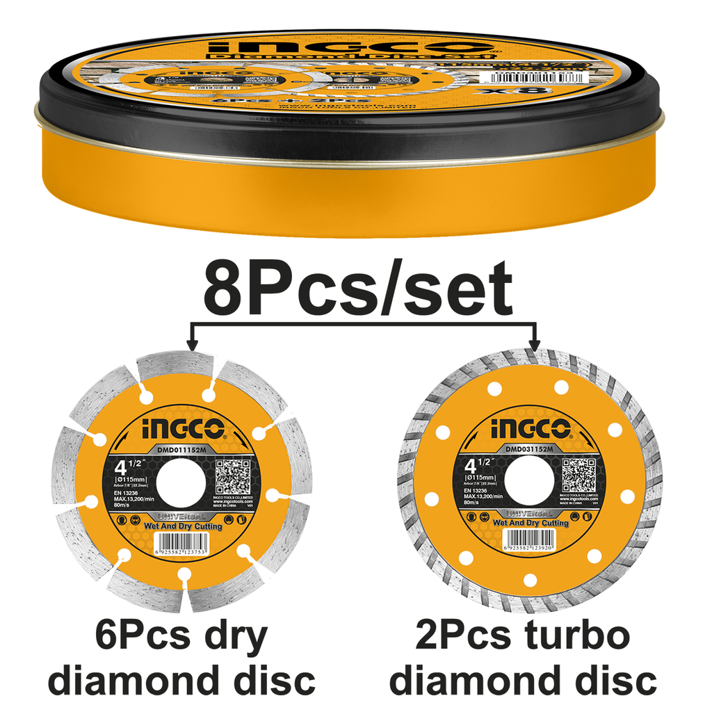 DMD301153 DIAMOND DISC SET (4.5'')