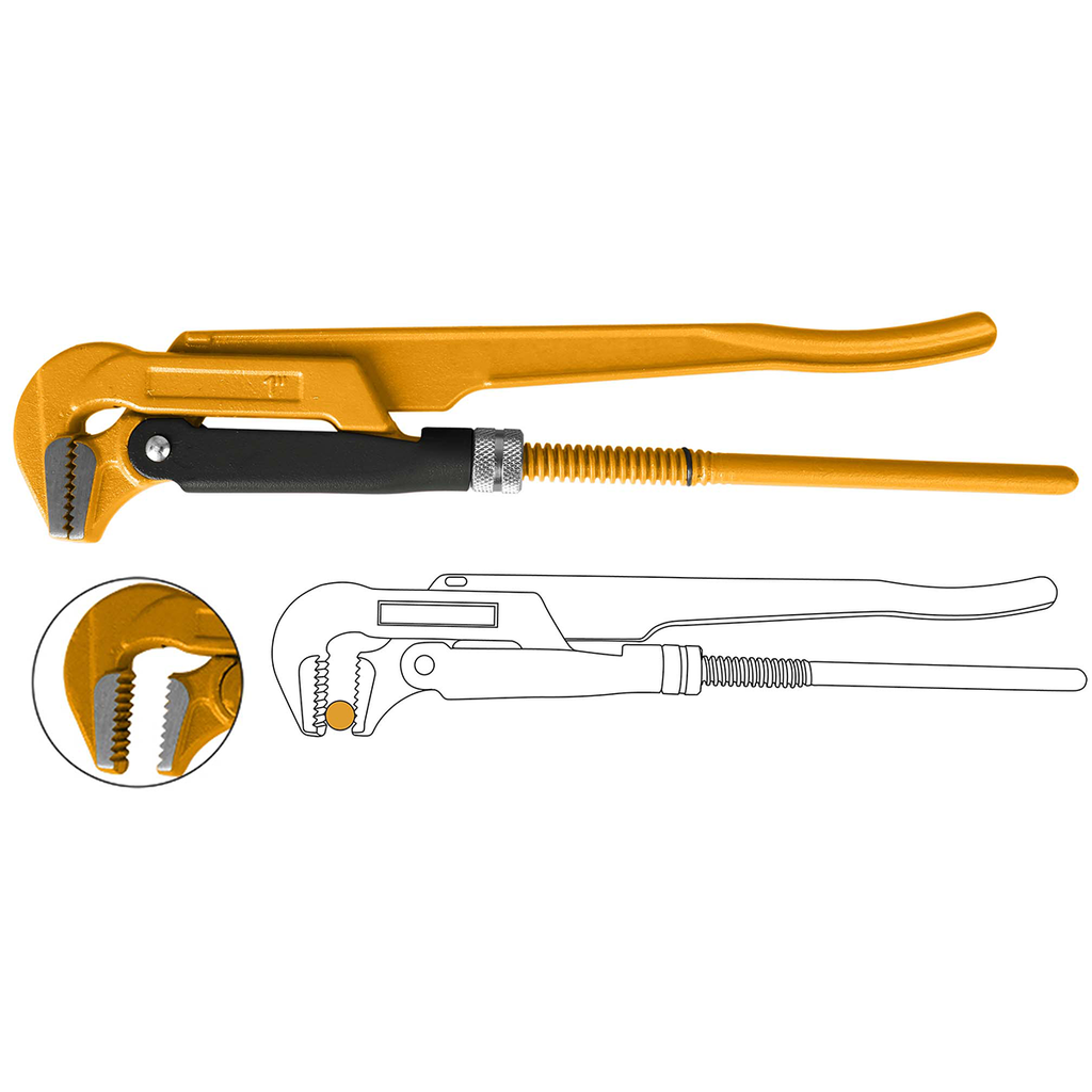 HPW04021 H/DUTY SWEDISH PIPE WRENCH 2"