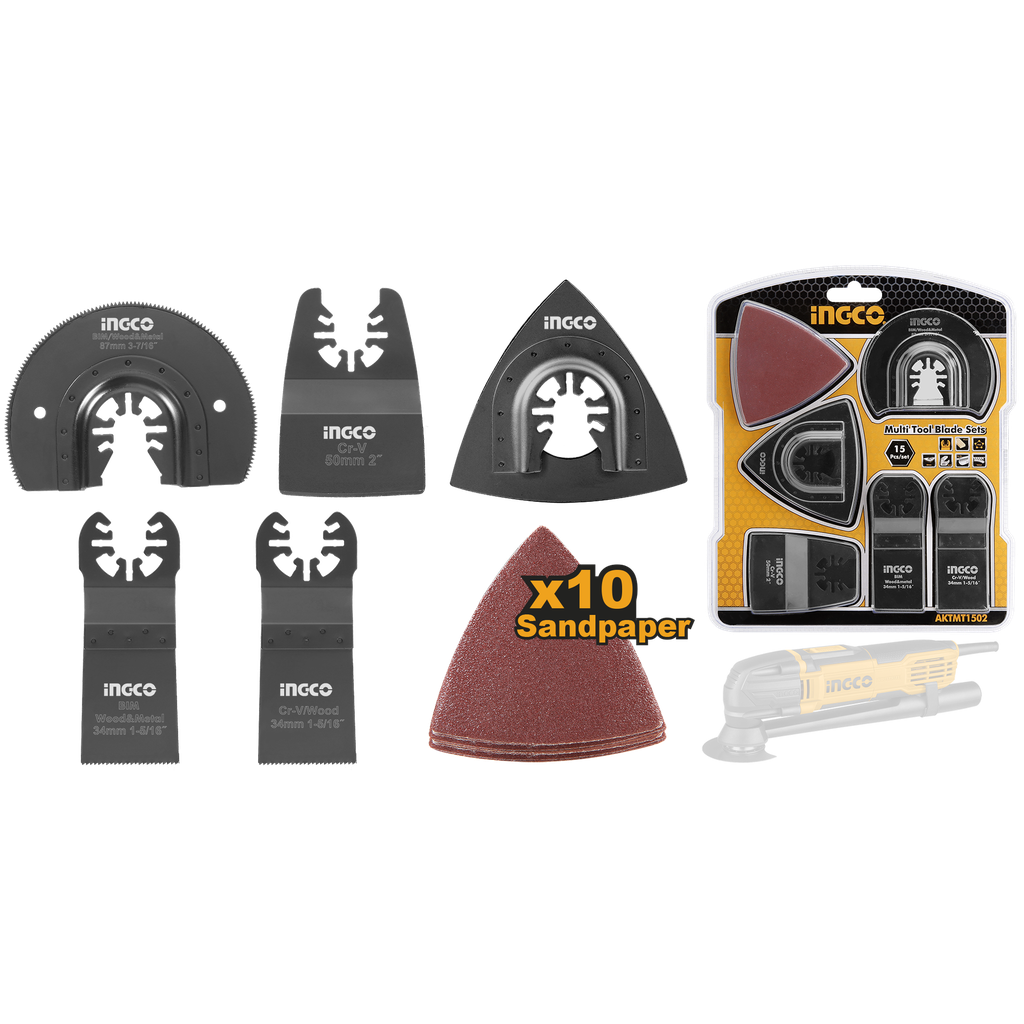 AKTMT1502 MULTI TOOL BLADES SET