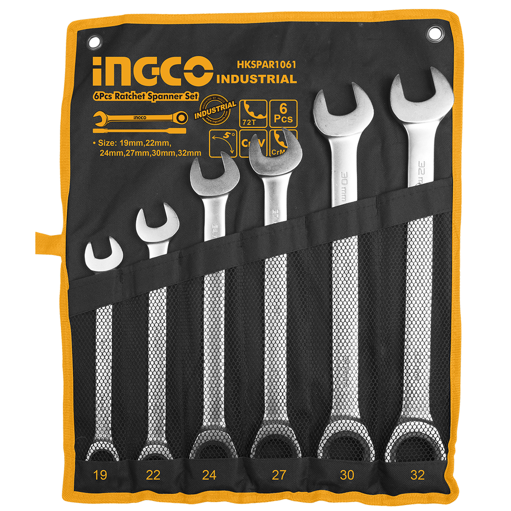 HKSPAR1061 RATCHET SPANNER SET