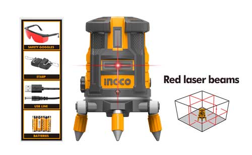 HLL306505 SELF-LEVELING LINE LASER(RED LASER BEAMS) TOP 100