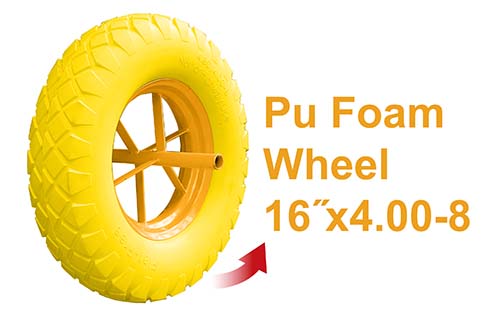 HHWB64010PU-WP WHEELBARROW WHEEL P.U FOAM