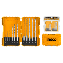 [AKDL31101] AKDL31101 11 PCS CONCRETE AND HAMMER DRILL BITS SET